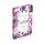 Notes FlowEasy Kwiaty A6/80/70g kratka, Różowy